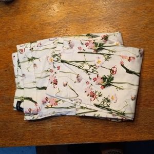 Willi Smith Spring Summer Flower Pants Sz 6